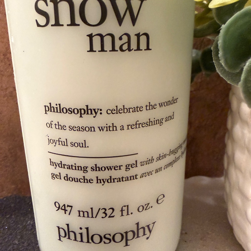 Philosophy Snow Man Hydrating  Shower Gel - Picture 2 of 8